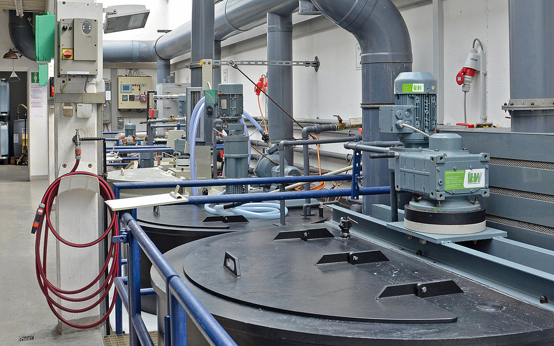 Lithofin Produktionseinblick