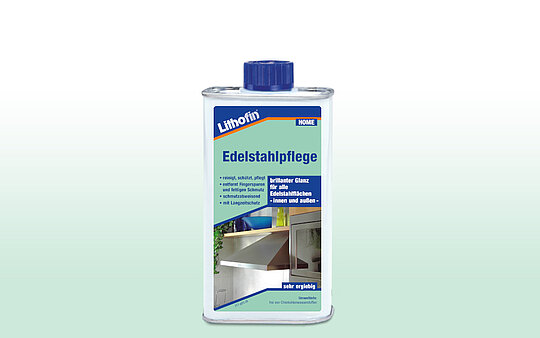 Lithofin Edelstahlpflege Flaschenbild