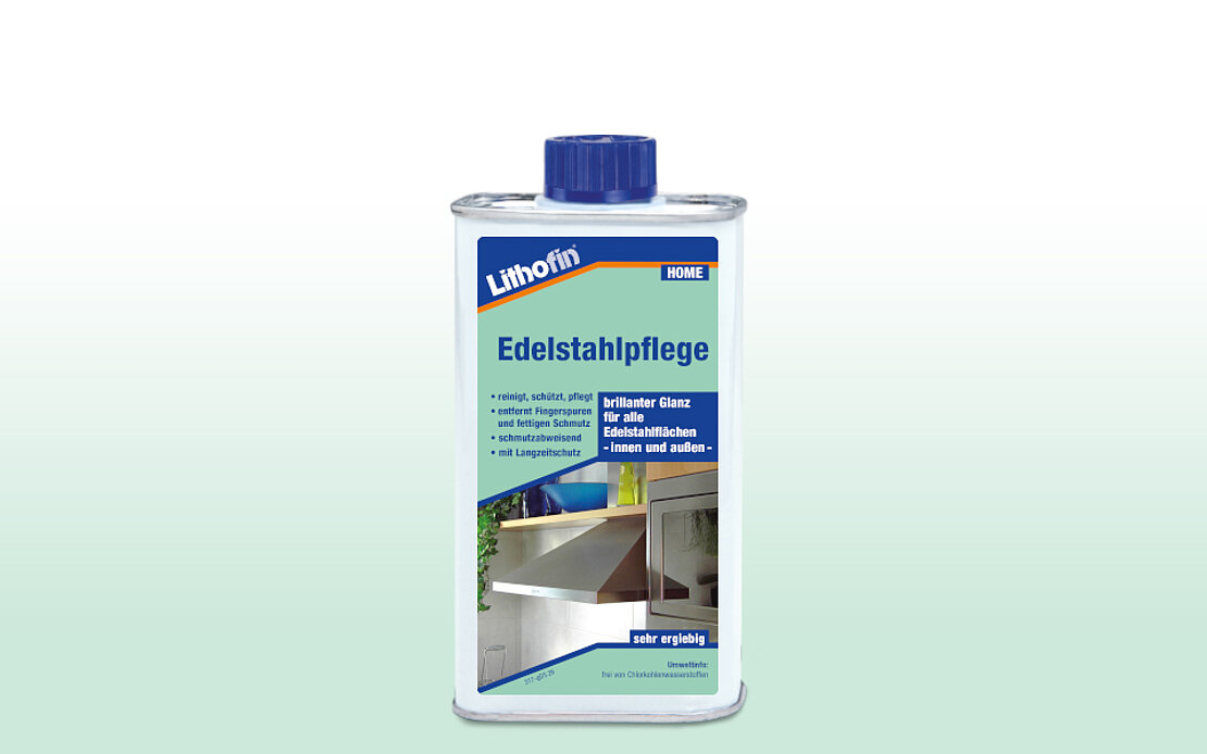 Lithofin Edelstahlpflege Flaschenbild