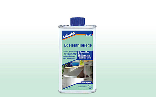 Lithofin Edelstahlpflege Flaschenbild