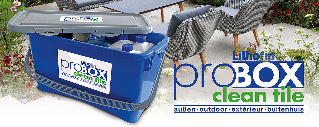 Lithofin ProBox Clean Tile aussen Terrassenbild