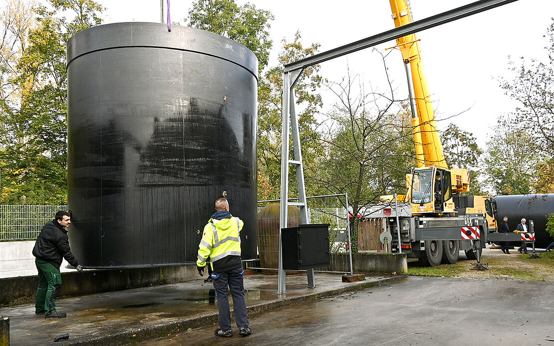 Tanklager Lieferung