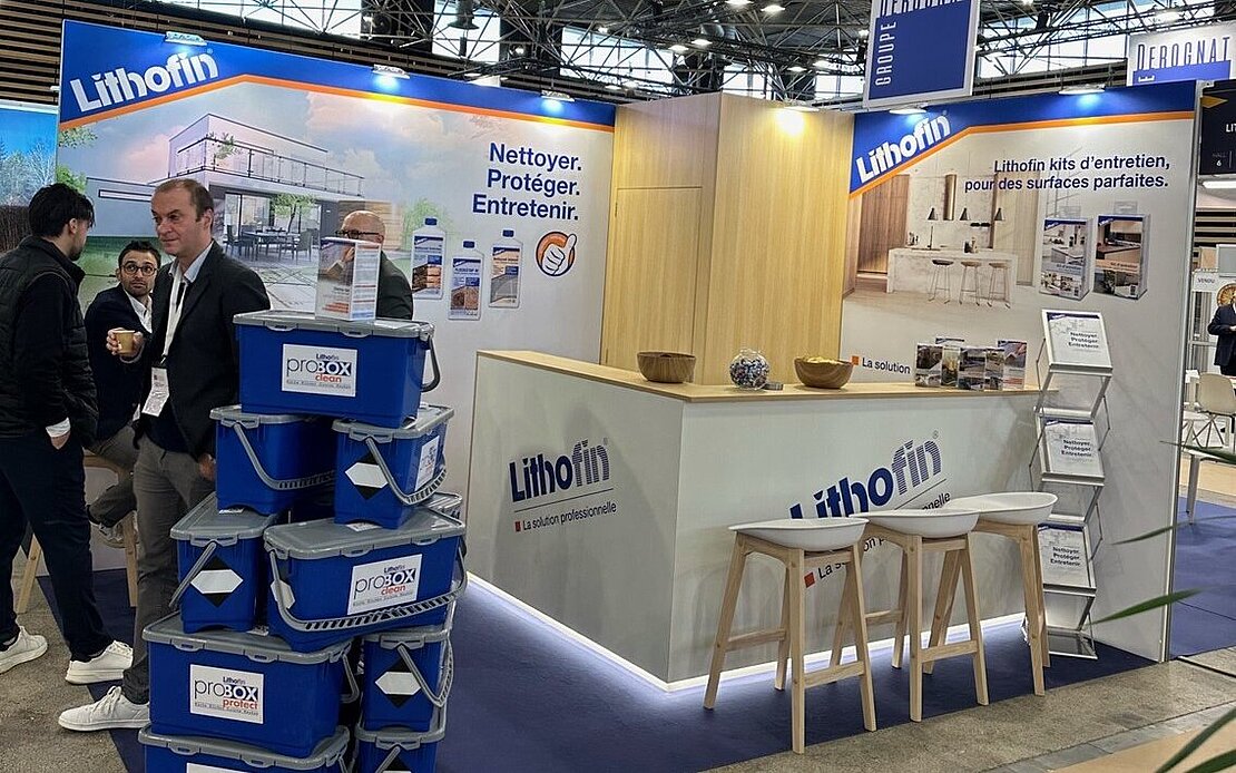 Lithofin ROCALIA Messestand