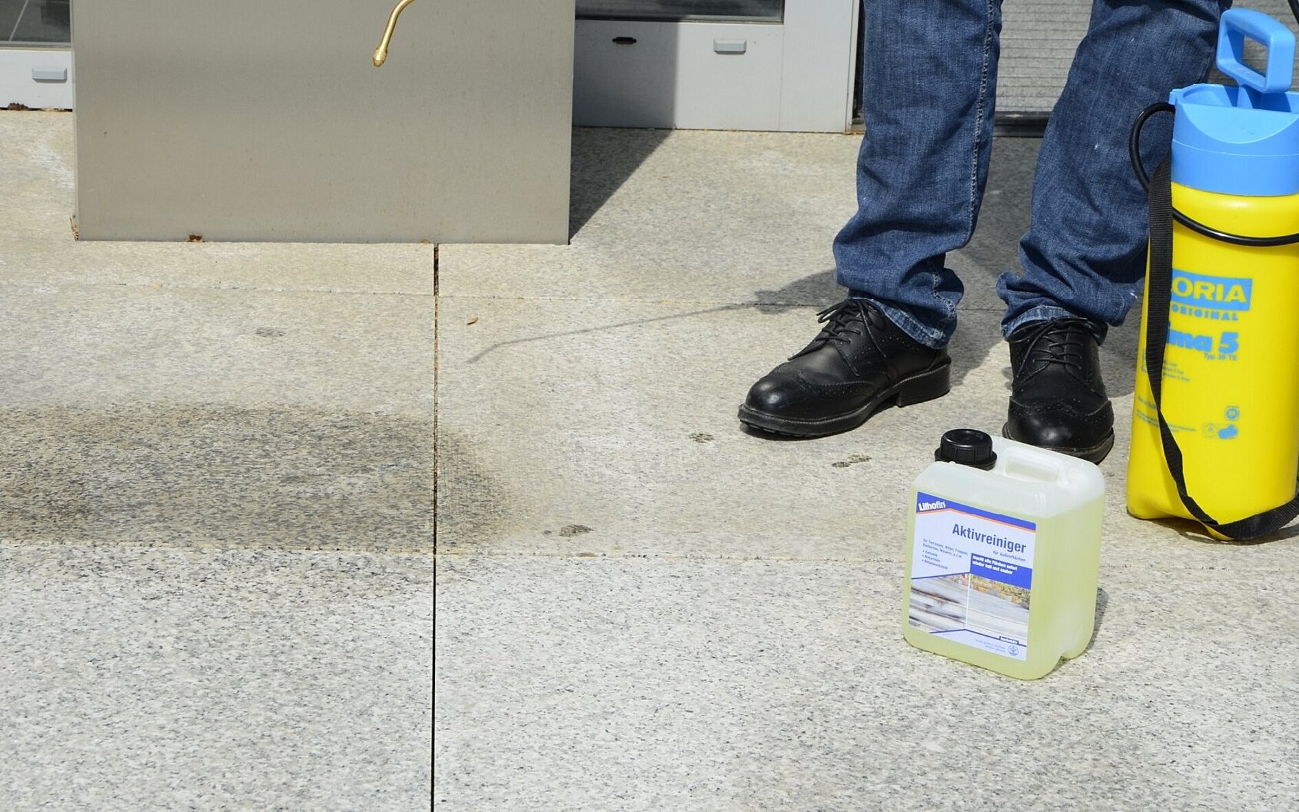 Lithofin KF Aktivreiniger Anwendung