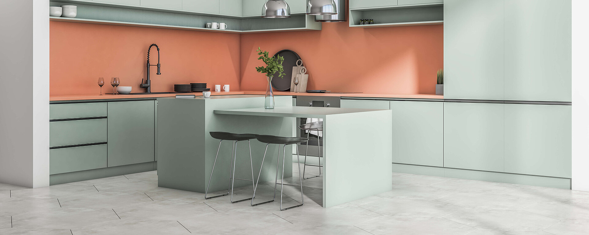 Feinsteinzeug Küche