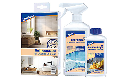 Lithofin Dusche und Bad Pflegeset