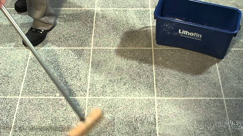 Hard Stone (honed) outdoors - cleaning