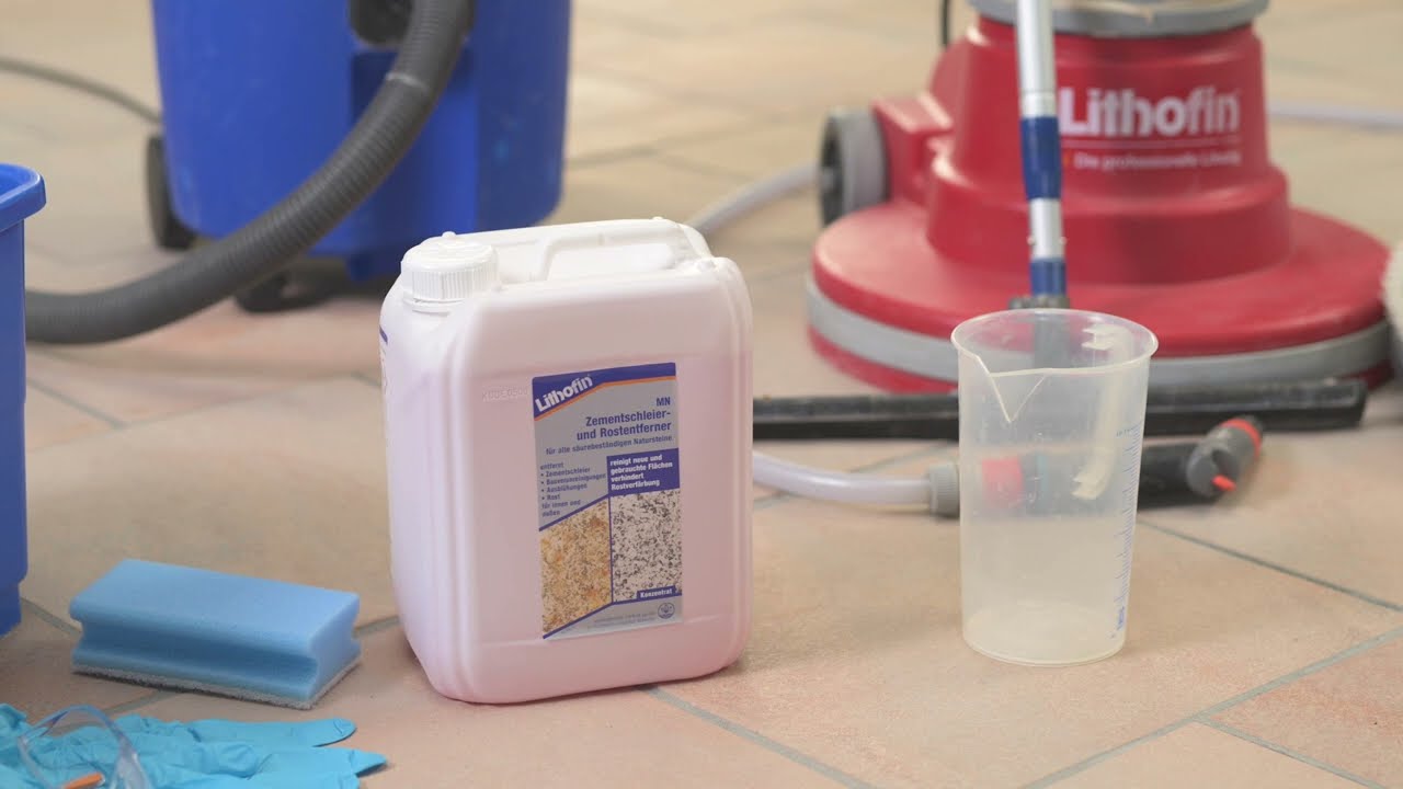 Sandstein richtig reinigen und schützen mit Lithofin-Produkten